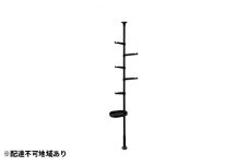 スタイル伸縮ポールラック SSP-280 ブラック アイリスオーヤマ 雑貨 日用品 