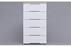 ウッドトップチェスト HG-555 チェスト プラスチック 北欧 完成品 リビング 収納 木製 タンス 箪笥 4段 アイリスオーヤマ ホワイト/ペアー