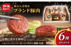 もちぶた 加工肉 6種 詰め合わせ セット ハム ソーセージ 角煮 ベーコン 煮豚 和豚 もち豚 豚肉 ポーク 肉 豚 ぶた ブタ 豚ロース 加工肉 加工品 レトルト レトルト食品 アウトドア キャンプ バーベキュー 冷蔵 宮城