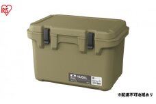 HUGEL クーラーボックス 40L TC-40 カーキ アイリスオーヤマ 雑貨 高密度発泡ウレタン 長時間 保冷 