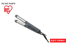 ストレートアイロン HIR-MS201-H ダークグレー アイリスオーヤマ 2way ストレート カール ミコラ MiCOLA コテ 両面プレート 雑貨 日用品 電化製品 摩擦を軽減 スタイリング 4カラー コンパクト 軽量 海外対応可能 