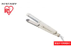 ストレートアイロン HIR-MS201-W オフホワイト アイリスオーヤマ 2way ストレート カール ミコラ MiCOLA コテ 両面プレート 雑貨 日用品 電化製品 スタイリング 