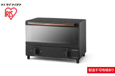 トースター スチームオーブントースター 2枚焼き BLSOT-011-B ブラック アイリスオーヤマ