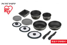 ダイヤモンドコートパンディープラス　ガス12点セット DCG-S12S ロイヤルグレー