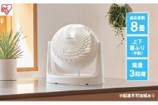サーキュレーター 8畳 固定 マカロン型 PCF-MKM15N-W ホワイト 送風 アイリスオーヤマ 