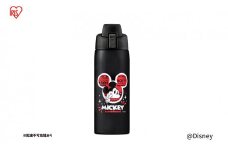 水筒 600ml マグボトル ステンレス ケータイボトル ダイレクトボトル NDDB-600 ミッキー アイリスオーヤマ 直飲み 保冷専用 ステンレスボトル マイボトル キッズ 子供 子ども こども カバー付き 簡単 