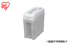 シュレッダー 家庭用 6枚同時細断 個人情報 書類 細断 P6HC ホワイト アイリスオーヤマ 文房具 ハガキ はがき DM カット カード ディスク ペーパーシュレッダー シュレッター 