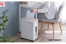 シュレッダー 静音 静か オフィスシュレッダー OS-A17C-W ホワイト オフィス 会社 クロスカット 大容量 アイリスオーヤマ