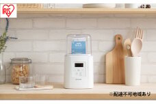 ヨーグルトメーカー IYM-016-W ホワイト ヨーグルト 手作り 自家製 牛乳パック 簡単 調理 牛乳 豆乳 甘酒 塩こうじ サラダチキン 自動メニュー レシピブック付き アイリスオーヤマ
