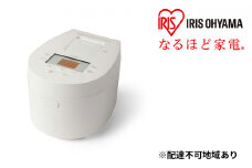 炊飯器 3合 アイリスオーヤマ IHジャー RC-IL30-W ホワイト IH炊飯器 炊飯ジャー 銘柄炊き 炊き分け 低温調理 保温 タイマー発酵調理