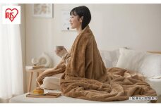 毛布 布団カバーにもなる毛布 シングル M-FC-SL  ブラウン アイリスオーヤマ 掛布団カバー 洗える 洗濯 リバーシブル シープ調ボア ブランケット 暖かい 秋 冬 吸湿発熱 抗菌防臭