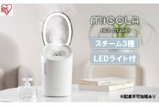 スチーマー フェイススチーマー FST-101-W  ホワイト アイリスオーヤマ 美顔器 スキンケア 温スチーム LED 温冷 保湿 クレンジング 毛穴 乾燥 浸透 うるおい プレゼント ギフト 女性