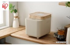 ホームベーカリー パン IBM-010-C アイリスオーヤマ 米粉 1斤 ミトン付き おしゃれ コンパクトホームベーカリー パン焼き器 ふんわり食パン ブレッド ベーカリー ジャム こねる 焼く 醗酵 全粒粉パン 米粉パン サンドベージュ