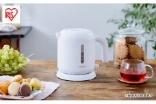 ケトル 電気 IKEB-800-W ホワイト ベーシックタイプ アイリスオーヤマ 電気ケトル 電気ポット お湯 湯沸し 湯沸かし ゆわかし やかん 沸騰 紅茶 ティー コーヒー珈琲 沸かす 熱湯