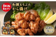 和豚 もちぶた から揚げ 3パック 約250g×3 豚肉 ポーク 肉 豚 国産 宮城県産 温めるだけ 簡単 レトルト アウトドア 包装 食卓 ご飯 小分け 時短