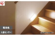 照明 乾電池式LEDセンサーライト ウォールタイプ 電球色 BSL40WL-WV2 アイリスオーヤマ センサーライト 電池式 乾電池式 人感センサー 室内 LEDセンサーライト LED ライト 廊下 寝室 物置 防犯