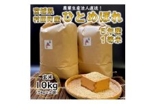 令和5年宮城県産 ひとめぼれ 玄米10kg(5kg×2袋)＜村田町産＞【1259869】