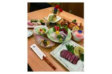 寿司処こうや　A5ランク仙台牛ステーキ付き懐石料理　ペアお食事券【1441889】
