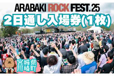 ARABAKI ROCK FEST.25　2日通し入場券（1名様分）　【04324-0274】