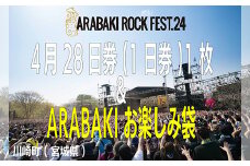 ARABAKI ROCK FEST.24　4月28日1日入場券（1名様分）＋ARABAKIお楽しみ袋　【04324-0281】