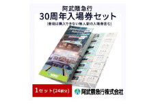 【阿武隈急】阿武隈急行30周年入場券セット（24駅分）【17101】