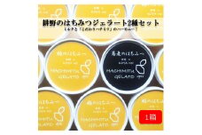 国産純粋はちみつ「耕野のはちみつ」ジェラート8個セット（2種×4個） 【21103】