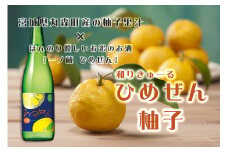 【先行予約】2023年11月中旬〜発送 和りきゅーる ひめぜん柚子 720ml 1本 丸森町産柚子使用【10006】
