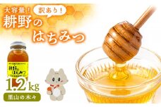 訳あり！大容量サイズ！　耕野のはちみつ『里山の木々』1200g×1本 | 宮城県 丸森町 丸森 はちみつ 蜂蜜 国産 里山の木々 純粋  無添加 ハニー honey 訳あり 大容量 業務用 1.2kg 1200g 健康 美容【21111】