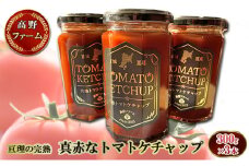 亘理の完熟 真赤なトマトケチャップ 300g×3本＜高野ファーム＞