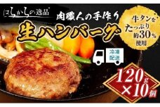 肉職人の手作り生ハンバーグ 10個セット はらからの逸品 1個づつの個食パックで無駄なく利用できます