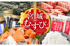 ＊ 共通返礼品 ＊ 定期便 (B) 全6回「 みやぎむすび共通返礼品 」(第1弾)【宮城県 塩竈市と加美町と七ヶ浜町の共通返礼品】7h-b-6