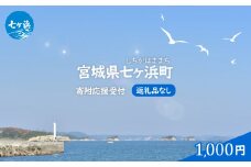 七ヶ浜町 返礼品なし 応援寄附【1,000円】| 7h-hn-1000
