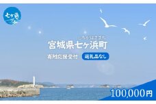七ヶ浜町 返礼品なし応援寄附【100,000円】| 7h-hn-100000