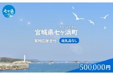 七ヶ浜町 返礼品なし 応援寄附【500,000円】| 7h-hn-500000