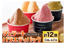 ジェラートバラエティパック6種×各2個（計12個）
