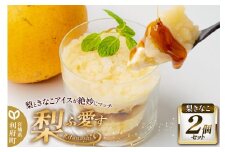 梨ふ愛す 梨きなこ 236g×2個セット ラクトアイス