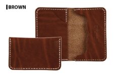 サムライクラフト カードケース(名刺入れ)＜ブラウン＞(67mm×110mm×厚み14mm) レザー 革 本革 レザー製品 革製品 ルガトショルダー 本格 ギフト 名入れ 日本製 手縫い ハンドメイド ファッション 小物 Samurai Craft【株式会社Stand Field】ta286-brown