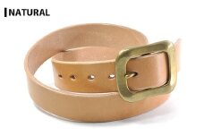 サムライクラフト ギャリソンベルト(2Lサイズ)＜ナチュラル＞ レザー 革 本革 レザー製品 革製品 本格 ギフト 名入れ 日本製 手縫い ハンドメイド ファッション メンズ 小物 Samurai Craft【株式会社Stand Field】ta285-2L-natural