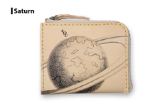 ハーフウォレット(L字型ファスナー)＜Saturn＞(118×95×厚み10mm) レザー 革 本革 レザー製品 革製品 財布 サイフ ギフト 名入れ 日本製 手縫い ハンドメイド ファッション 小物 サムライクラフト Samurai Craft【株式会社Stand Field】ta281-saturn