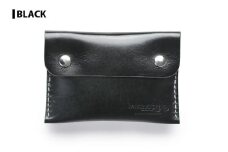 サムライクラフト ポケットティッシュケース＜ブラック＞(約92mm×132mm×12mm) レザー 革 本革  レザー製品 革製品 ルガトショルダー ギフト 日本製 手縫い ハンドメイド ファッション 小物 Samurai Craft【株式会社Stand Field】ta278-black