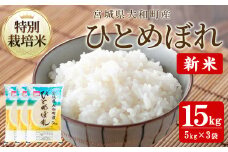 【令和7年産 新米】特別栽培米 ひとめぼれ 15kg お米 おこめ 米 コメ 白米 ご飯 ごはん おにぎり お弁当【農事組合法人若木の里】ta532