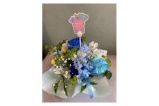 「母の日」に感謝の心を込めて贈る～生花アレンジメント～幸せのブルー系