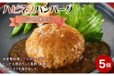 ハピネスハンバーグ　旨こく和風おろし　155ｇ(固形量110ｇ)×5個