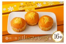 【TVで紹介！】 菓子 お山のマドレーヌ 16個入り [オーイング・K 宮城県 南三陸町 m304amh790006] お菓子 マドレーヌ 洋菓子 焼き菓子 おかし おやつ スイーツ デザート 焼菓子 手土産 個包装