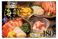 海鮮 詰め合わせ 漁師めし 〈松〉 2パック セット [橋本水産食品 宮城県 南三陸町 m304amh590031] 魚介 魚介類 魚 海鮮 海鮮丼 丼 サーモン 銀鮭 鮭 帆立 ほたて いくら めかぶ 小分け 個包装 冷凍 三陸 蟹 カニ うに 雲丹