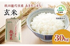 【玄米】秋田県認証 特別栽培米 あきたこまち 30kg 秋田県産 令和6年産