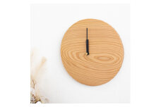 Wooden clock 木の時計（秋田杉）無地タイプ