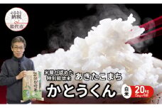米 あきたこまち 20kg (5kg×4袋) 令和6年産 米屋が認めたお米 かとうくん 白米 精米 こめ お米 おこめ 令和6年 特別栽培米 産地直送 ご飯 ごはん 秋田こまち 秋田 秋田県 能代市
