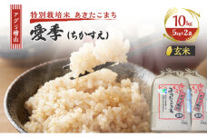 米 アグリ檜山米 愛季(ちかすえ) 玄米 10kg ( 5kg × 2袋 )( 特別栽培米 あきたこまち ) お米 おこめ こめ コメ 大粒 令和6年 令和6年産 秋田 秋田県 能代市