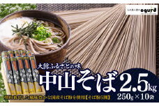 中山そばセット2.5kg 75P5501　/ 東北 秋田 ギフト プレゼント 贈り物 母の日 父の日 敬老の日 誕生日 記念日 年越し